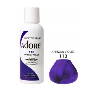 Adore półprzezroczysty kolor włosów 113 African Violet 118 ml