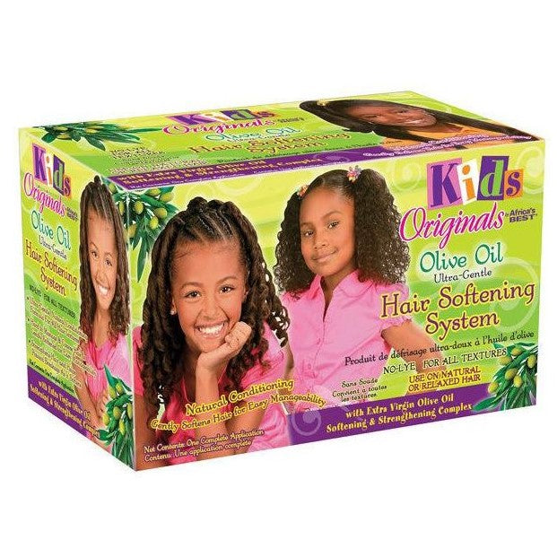 Africa w Africa's Kids Olive Olive Olive Ultra-Gentle Hair Softting System