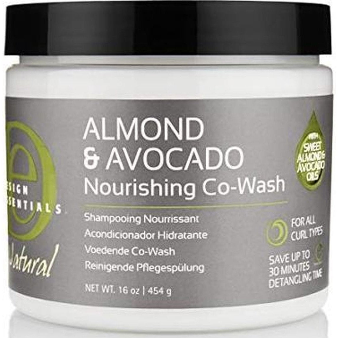 Design Essentials Almond & Avocado odżywianie spółki 454 graj
