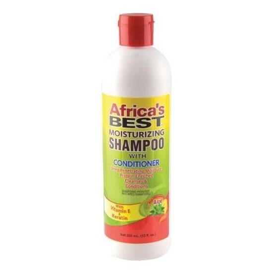 Najlepszy szampon nawilżający w Afryce z odżywką 12 uncji