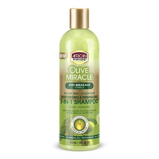 African Pride Olive Miracle 2 -in -1 Szampon 355 ml