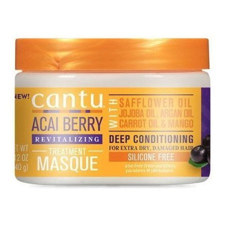 Cantu Acai Berry rewitalizuje głębokie leczenie Masque Hair Masque 12 un